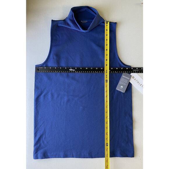 Athleta Shirt Womens Size XL Blue Flurry Base Layer NEW Casual Stretchy Tank Top - Picture 6 of 7